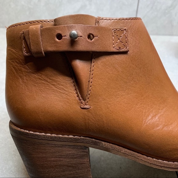 Madewell B8034 Dakota Cutoff cognac ankle boots size 8 - Picture 11 of 15
